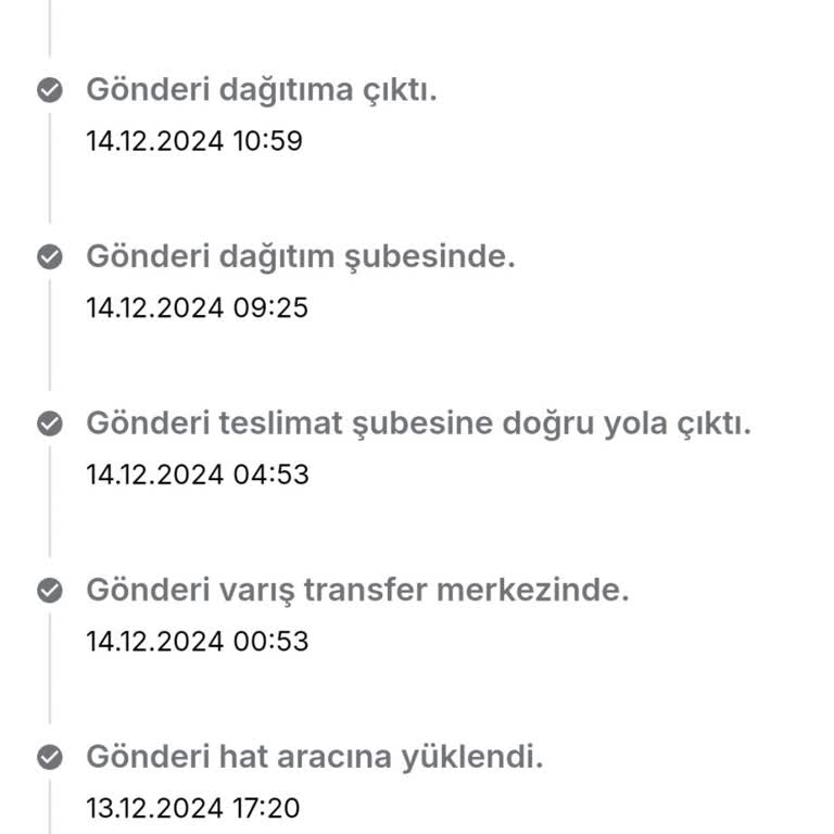 Teslim Edilmeyen Kargo Ve Sorumsuz Hizmet