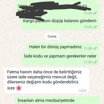 İade Hakkım Engelleniyor: Ürün Değişimi Zorunluluğu