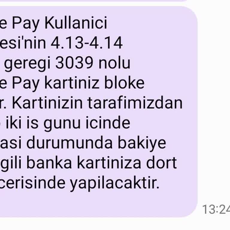 Vodafone Pay Kartım Haksız Yere Bloke Edildi