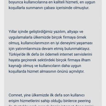 Comnet'in Aniden Hizmet Sonlandırması Ve Para İadesi Sorunu