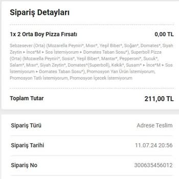 İptal Edilen Siparişin Ücreti İade Edilmedi