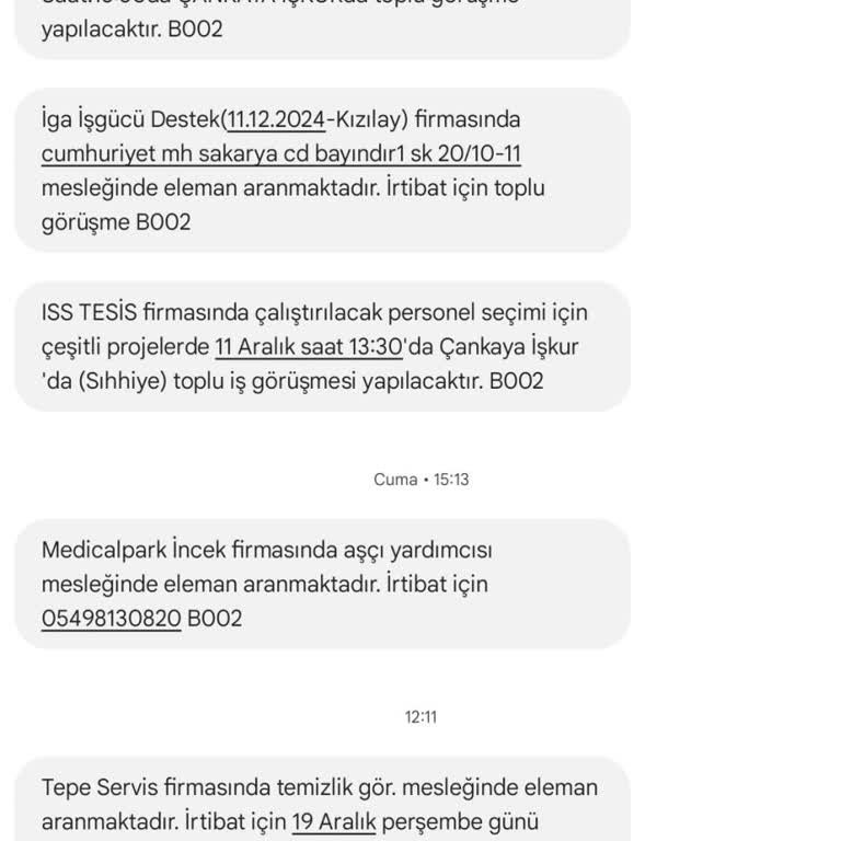 Yanlış Numara Yüzünden İŞKUR Mesajlarıyla Başım Dertte