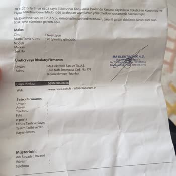 Onvo TV İle Yaşanan Sorunlar Ve Çözüm Arayışı