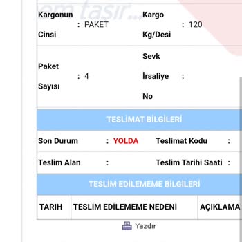 Teslim Edilmeyen Kargo Ve Yetersiz Müşteri Hizmeti