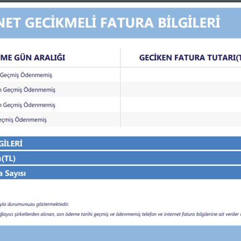 Findeks Raporunda Yanlış Borç Yansıması