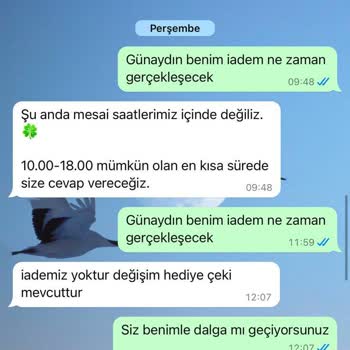 Yanlış Ürün Ve Eksik İade Sorunu