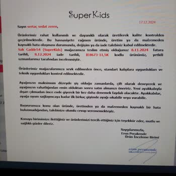 Adidas Çocuk Botunda Taban Sorunu Ve Müşteri Hizmetleri Hayal Kırıklığı