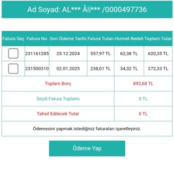 Fatura Tutarlarında Anlam Verilemeyen Artış Ve Çifte Faturalama Sorunu