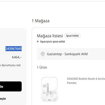 Sipariş İptali Ve İlgisiz Müşteri Temsilcisi Sorunu