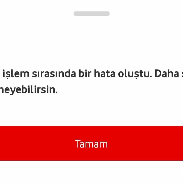 Vodafone Pay Kampanya Mağduriyeti