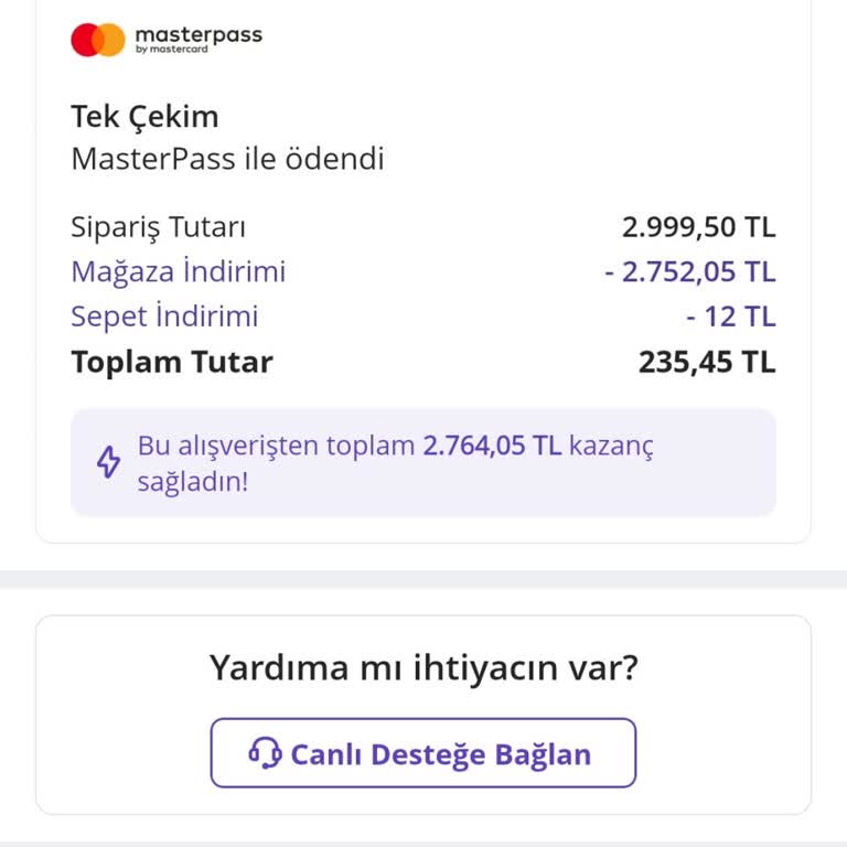 İptal Edilen Sipariş Ve Mağduriyet Talebi