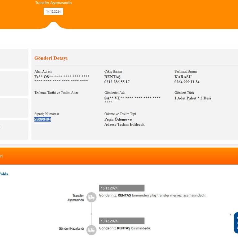 Yanlış Adrese Giden Kargo Ve Çözüm Bulamayan Müşteri