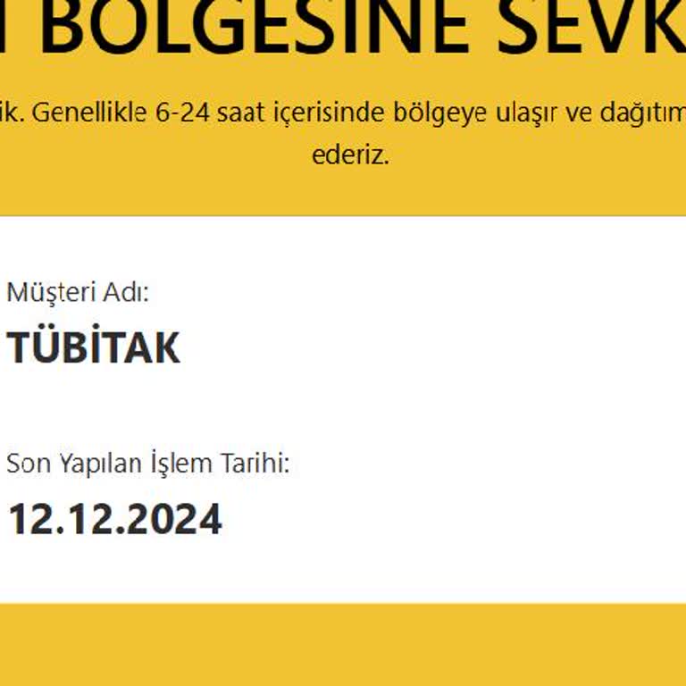 Kargo Teslimatında Yaşanan Büyük Gecikme