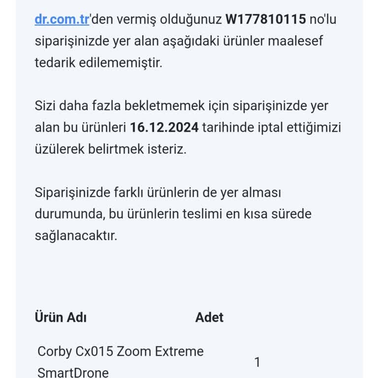 D&R'dan Alışverişte Stok Sorunu Ve İade Süreci Hayal Kırıklığı