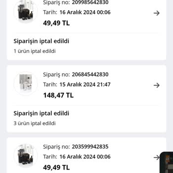 N11 Uygulamasında İndirimli Ürünlerin İptali
