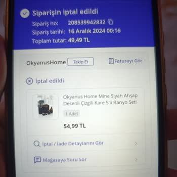 Stokta Olmayan Ürünle Mağduriyet