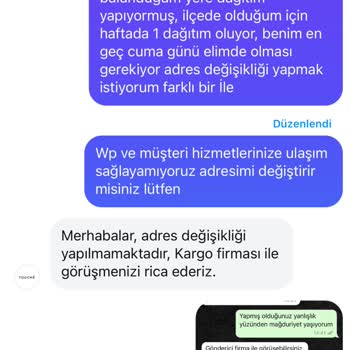 Yanlış Kargo Ve İletişimsizlik Mağduriyeti