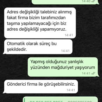 Yanlış Kargo Ve İletişimsizlik Mağduriyeti