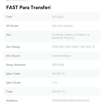 Papara Hesabımdan Onaysız 100 Bin Lira Çekildi