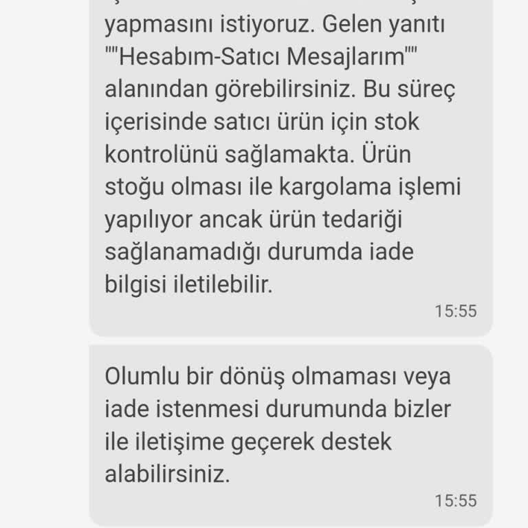 Eksik Ürün Teslimatı Ve Yetersiz Müşteri Hizmeti