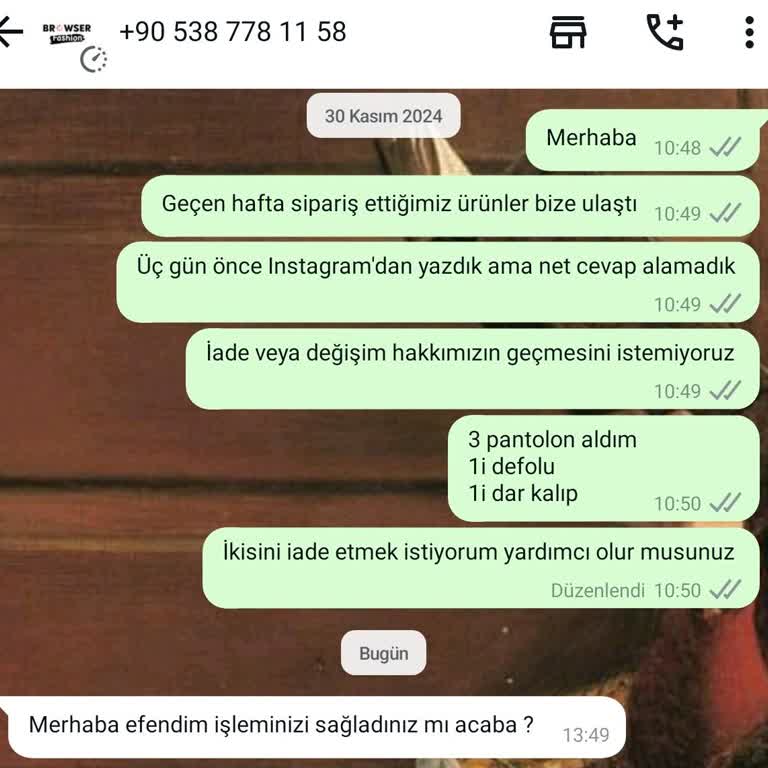 İade Edilmeyen Ücret Ve Sorumsuz Müşteri Hizmetleri