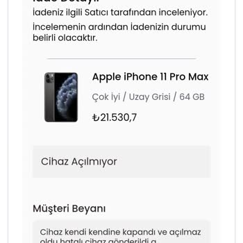 İade Talebim Karşılanmıyor: Çözüm Bekliyorum!