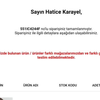 Çetinkaya Giyim'de Sipariş Sorunu Ve Müşteri Hizmetleri Hayal Kırıklığı