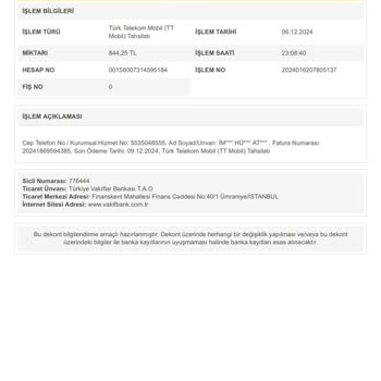 Çifte Fatura Çilesi: Türk Telekom'dan İade Bekliyorum