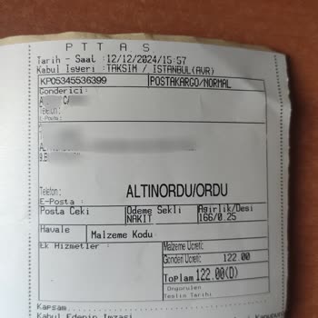 Kargo Gecikmesi Ve İletişimsizlik Sorunu