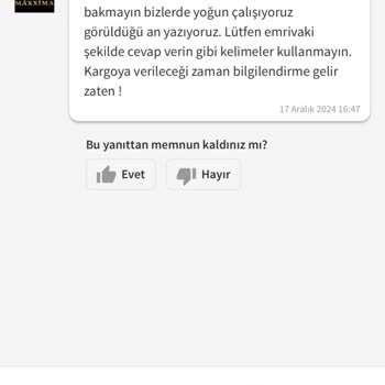 Trendyol'da Müşteri Hizmetleri Ve Kargo Sorunu
