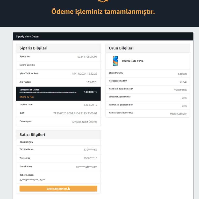 Yanıltıcı Takas Kampanyası: Beklenen 5.135 TL Yerine 135 TL Ödeme