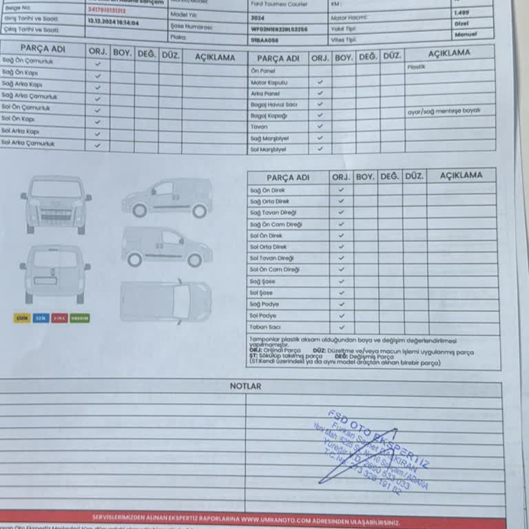 Yeni Araçta Boya Sorunu Ve Değişim Talebi