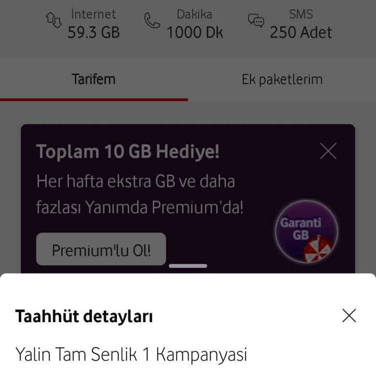 Vodafone'da Çekim Gücü Sorunu Ve Cayma Hakkı Talebi