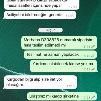 Teslim Edilmeyen Çiçek Ve İletişim Sorunu