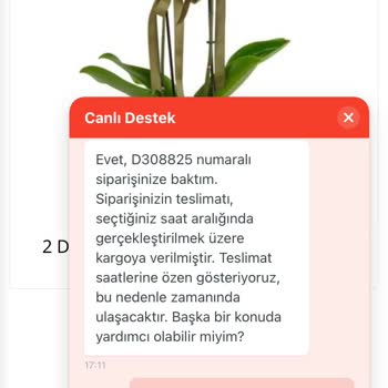 Teslim Edilmeyen Çiçek Ve İletişim Sorunu