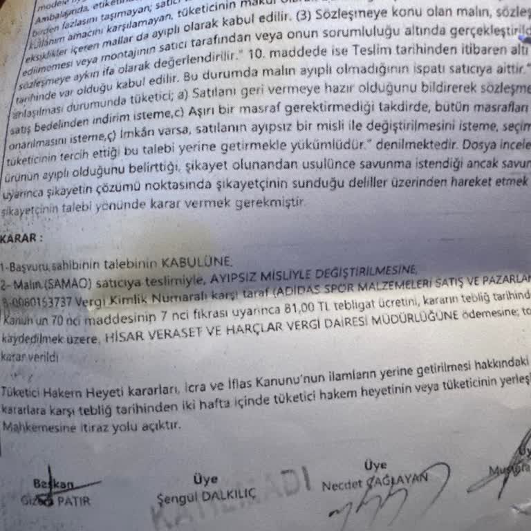 Adidas Ayakkabı Değişiminde Mağduriyet Ve İletişim Sorunu