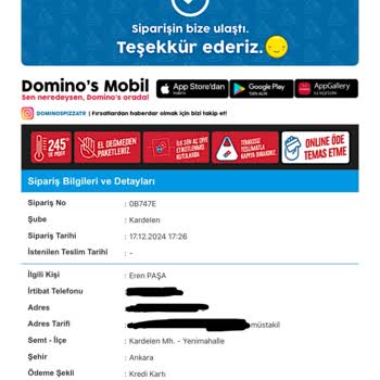 Domino's Kampanyası Hüsranı: Hediye Pizza Hayal Kırıklığı