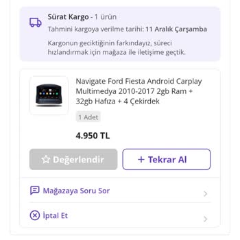N11 Siparişimde Gecikme Ve İletişimsizlik Sorunu