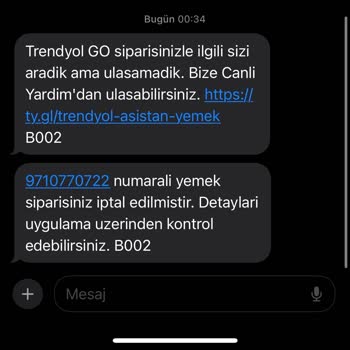 Gece Siparişinde Yaşanan Teslimat Sorunu Ve İletişim Eksikliği