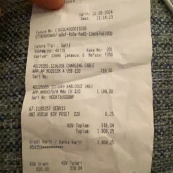 Orijinal Şarj Kablosu Garanti Sorunu