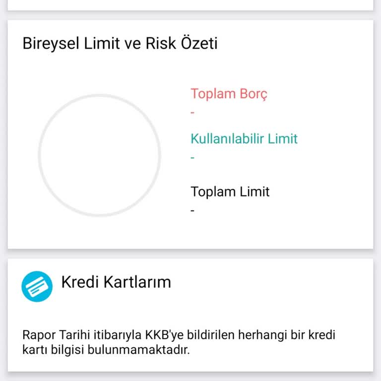 Findeks Uygulamasında Bankacılık Bilgileri Görünmüyor
