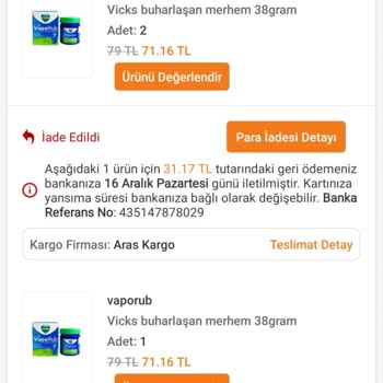 Eksik Ücret İadesi Ve İletişim Sorunu