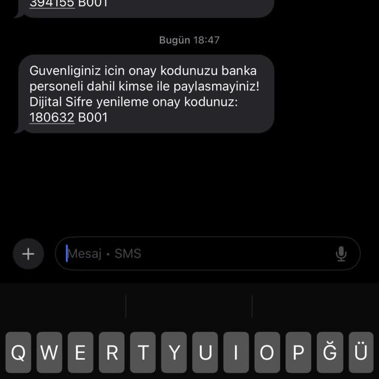 Ziraat Bankası'ndan Müşteri Olmadan Gelen Mesajlar