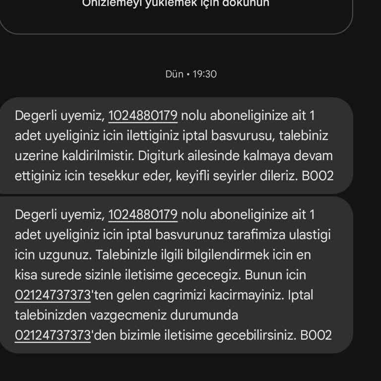 Digiturk Aboneliği İptalinde Sürekli Engeller