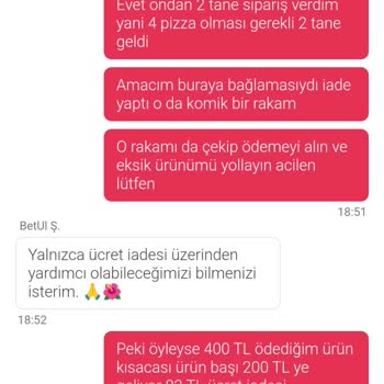 Yanlış Sipariş Ve Zor İade Süreci