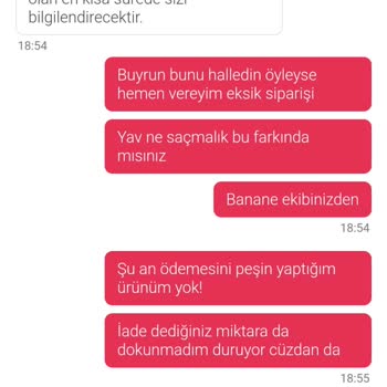 Yanlış Sipariş Ve Zor İade Süreci