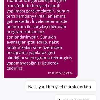 QNB Finansbank Kampanya Ödülüm Haksızca Geri Alındı