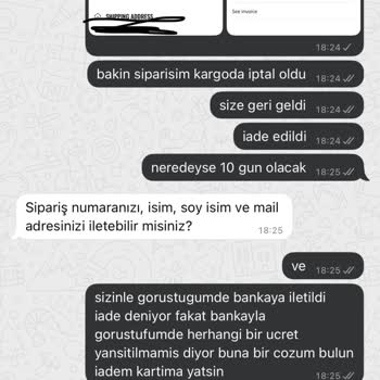 Yanlış Adrese Teslim Edilen Sipariş Ve İade Sorunu