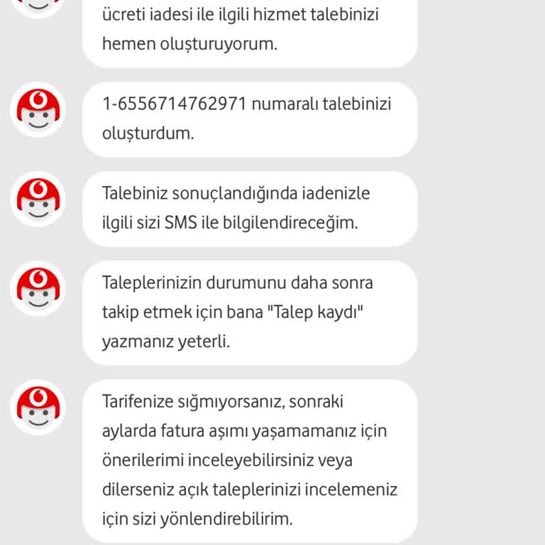 Vodafone Aşım İadesi Kampanyasında Sorunlar