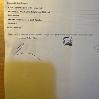 Monster Laptop Servisinde Çözülemeyen Ekran Sorunu